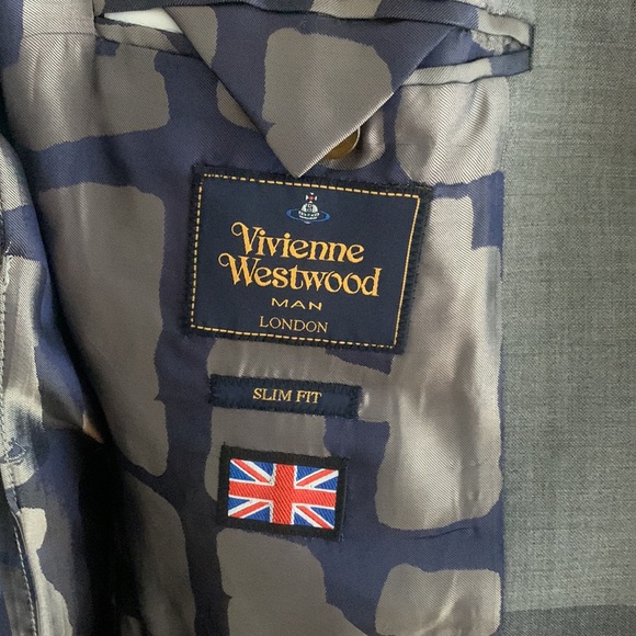 Vivienne Westwood split color block with bias fabric cut like new jacket - Picture 7 of 12